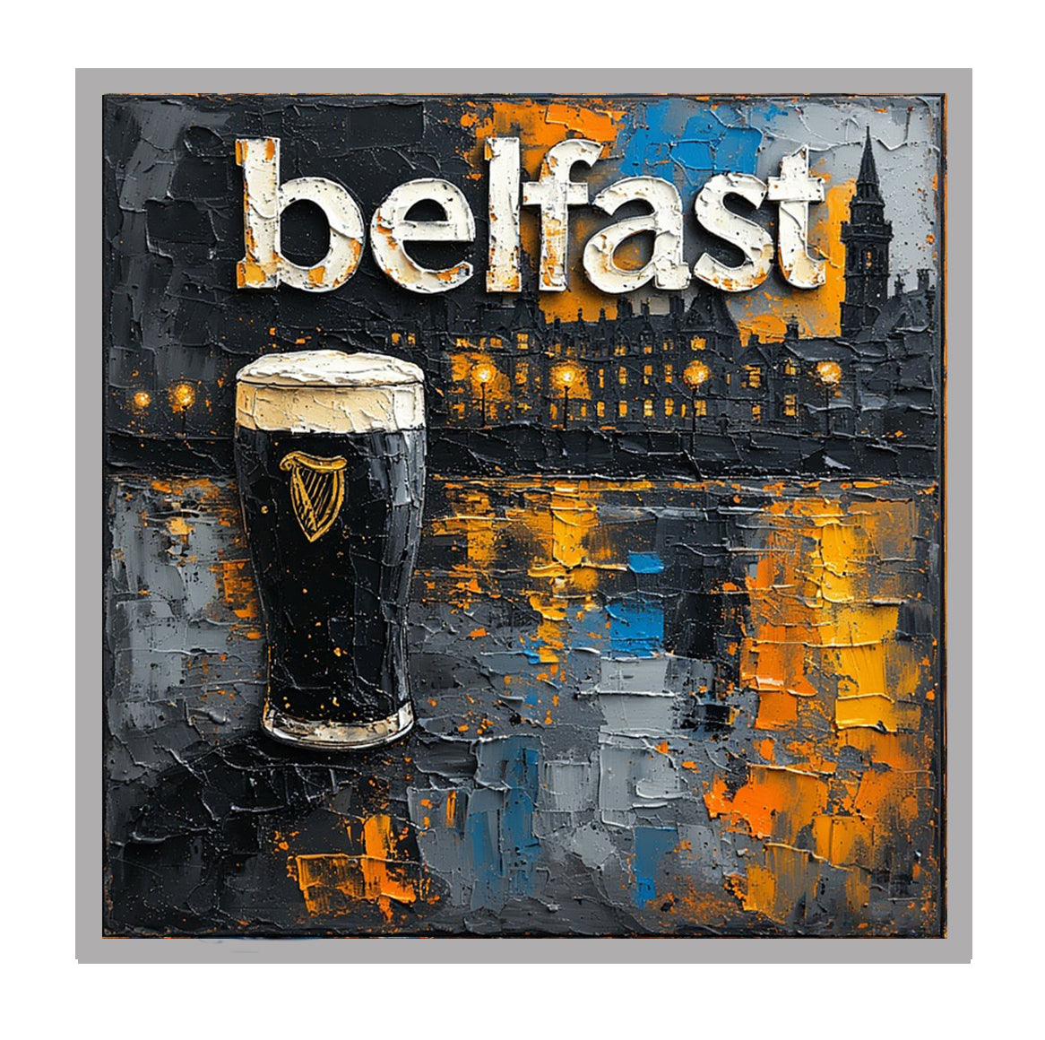 Belfast Guinness - small print